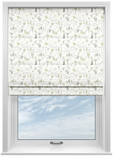 Dino Park, Forest - Twist&Fit Roman Blind